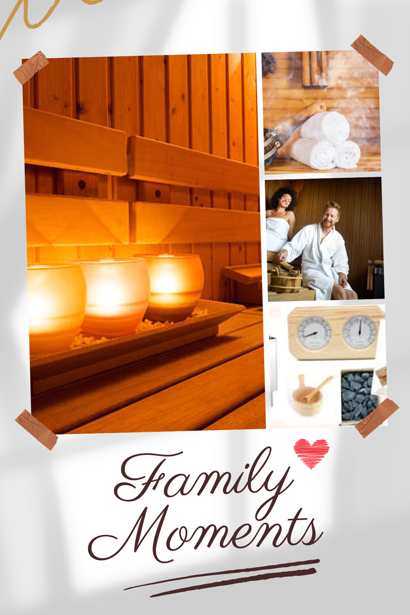 Family moments Sauna experience